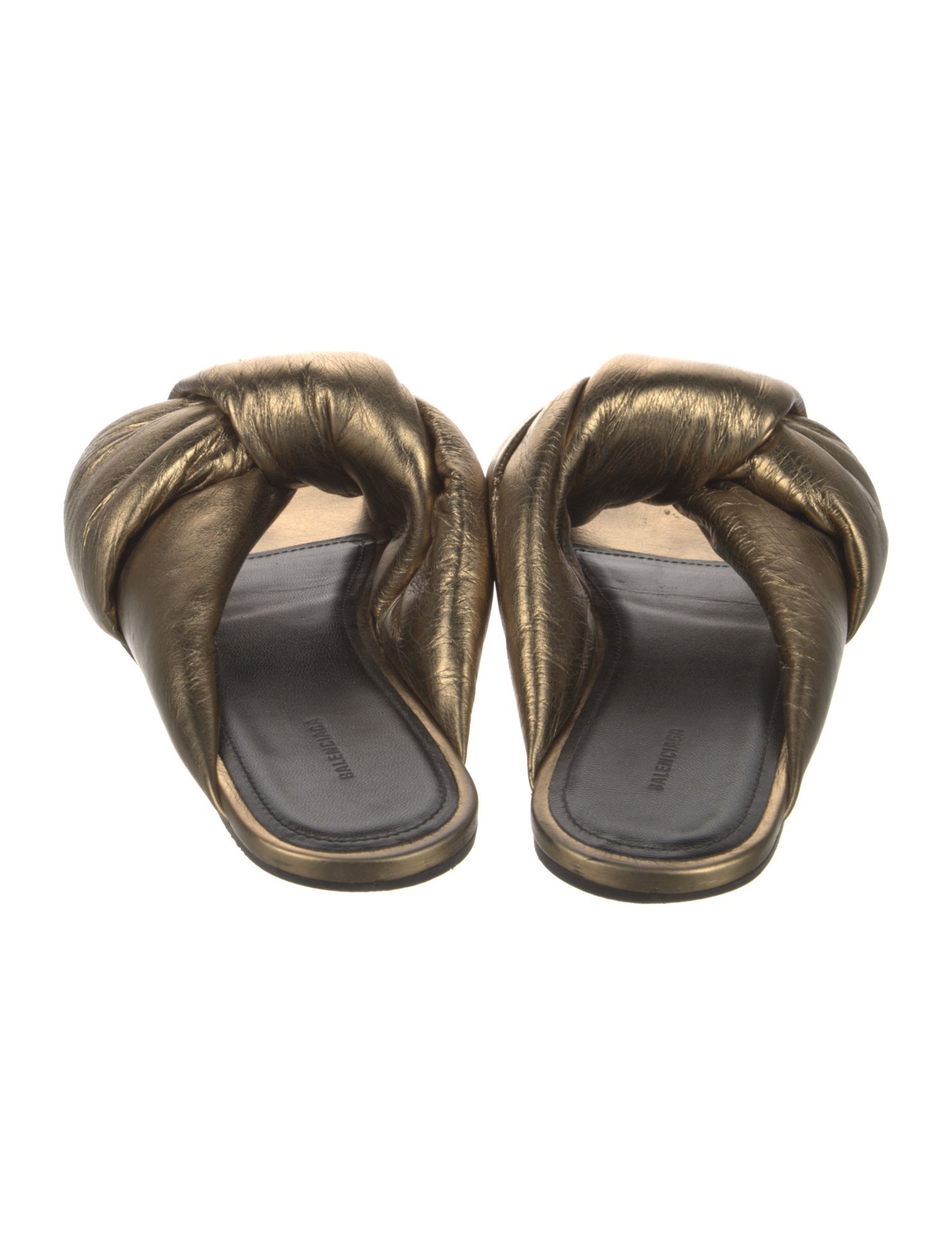 Balenciaga Leather Slides